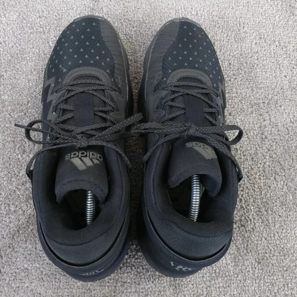 Adidas D.O.N. Issue #2 Pharrell Williams Mens 12 Shoes Lace Up Triple Black